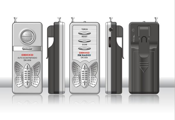 Portable FM Frequency Range 88-108 MHz FM Speaker Radio Powered By 2*AA Dry Battery