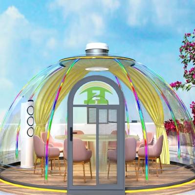 Custom Size Outdoor Tent PC Clear Bubble Dome Transparent Tent Dome Tent for Casual Cafe