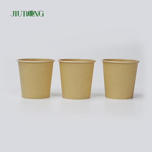 Biodegradable Kraft Paper Soup Bowl 12 Oz Disposable Bowls With Lids