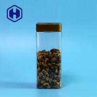 Arroz plástico de las galletas del tarro de la prueba vacía clara del escape que empaqueta el tarro del ANIMAL DOMÉSTICO del cuadrado de la comida 555ml
