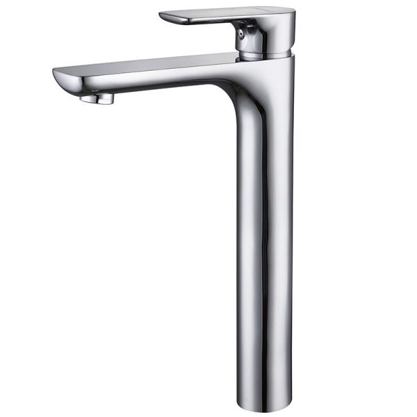 Solid Brass Wash Basin Accessories Vessel Single Handle Mixer Tap Tall
