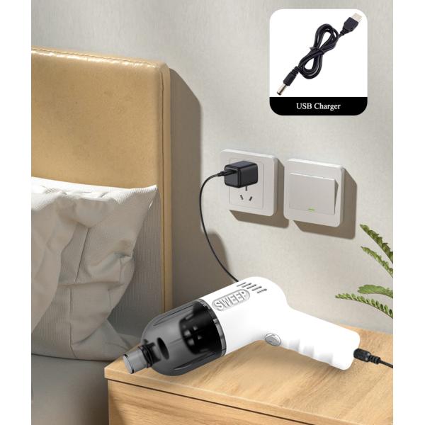 2500Pa Suction and 1800Mah Battery Portable Wireless Handheld Dust Blower for Car Cleaning
