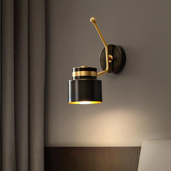 Bedroom bedside wall lamp single-head living room restaurant hotel foyer bedside light （WH-VR-85)