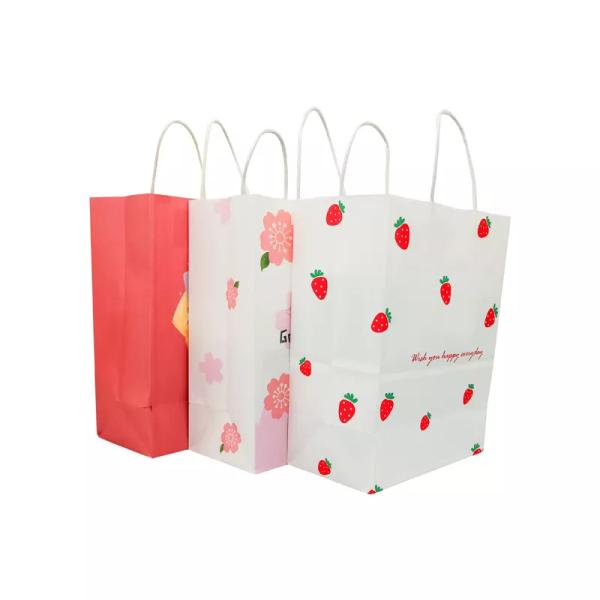 Животные хозяйственные сумки печати 90gsm 100gsm 110gsm бумажные с переплетенными ручками