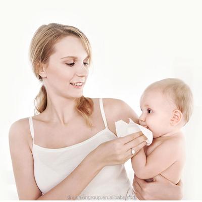 Toalhas de rosto descartáveis ​​OEM, sem perfume, secas, molhadas, para uso úmido, toalhetes de maquiagem para pele sensível