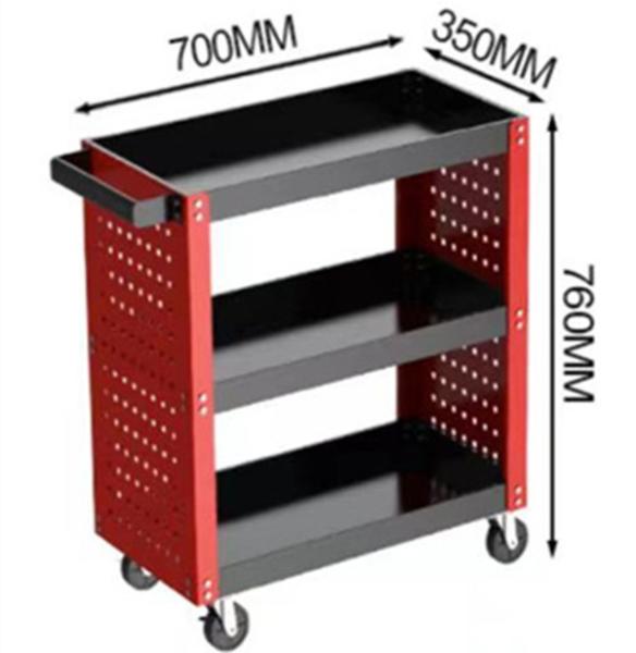 THX-4A Anti Dumping Heavy Duty Tool Box Trolley 0.7mm - 1.0mm Tool Cabinet Cart