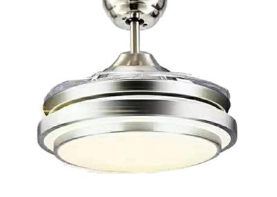 Acrylic Shape Invisible Remote Control Ceiling Fan Light With ABS Blade 50Hz
