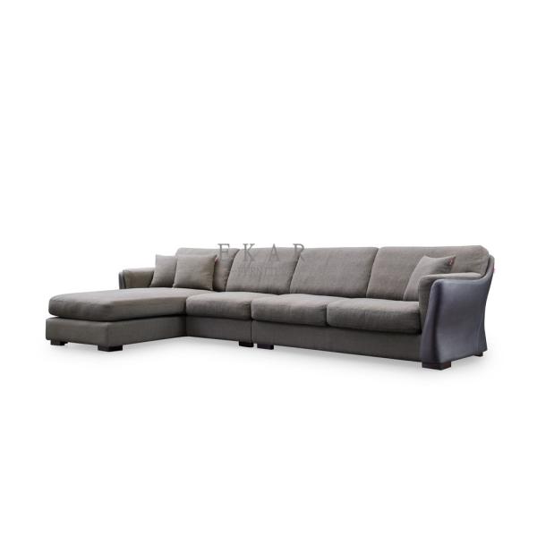 New Model Set Living Room Furniture Modern L Shaped Sofa
