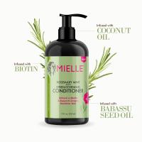 Conditionneur de repousse des cheveux infusé de biotine à la menthe de romarin 12 oz