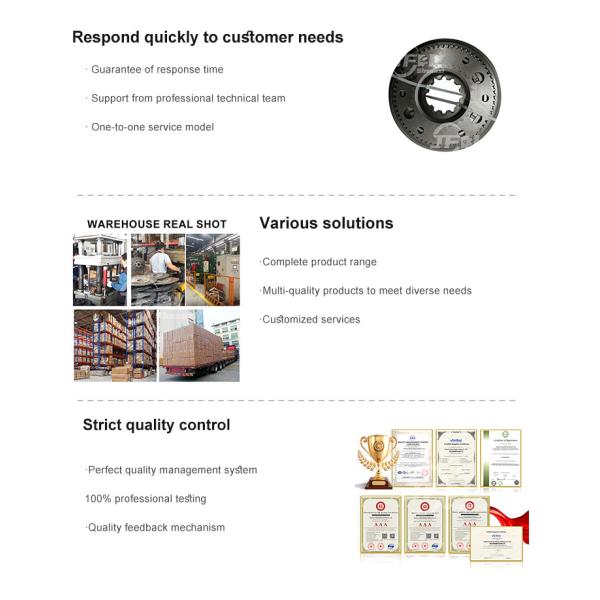 Sincronizador 12JSDX240t-1701170 Transmisión rápida Gear sincronizador para piezas de camiones Shacman