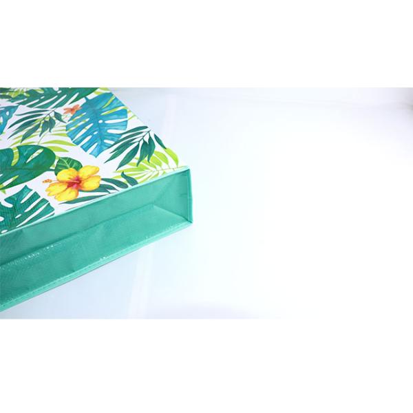 Складной полипропилен 160Gsm прокатал хозяйственные сумки с печатанием передачи тепла