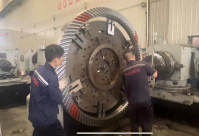 OEM 2000Mm Pitch Diameter Heavy Duty Bevel Gears 20 Degree Pressure Angle