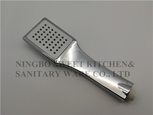 ABS material shower head hand shower square top shower spray shower set single flows bathroom accessories