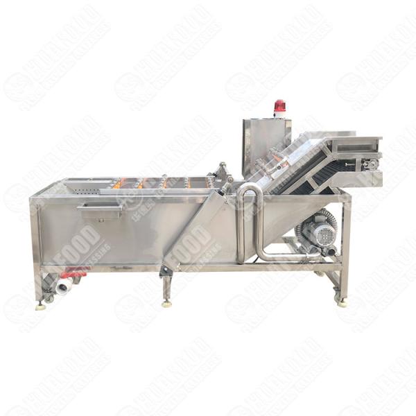 Fruit Vegetable Walnut Berry Washing Peeling Machine Water Bubble Cleaning Machine