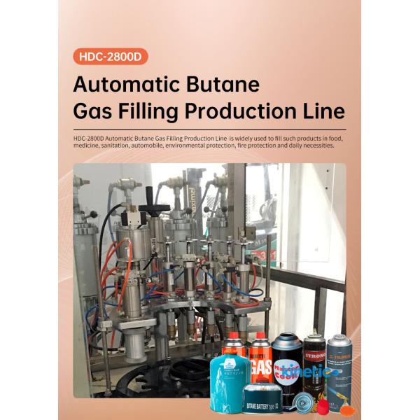 Complete Automatic Butane Gas Cartridge Refilling Machine with 1500 KG Capacity and High Speed Refilling