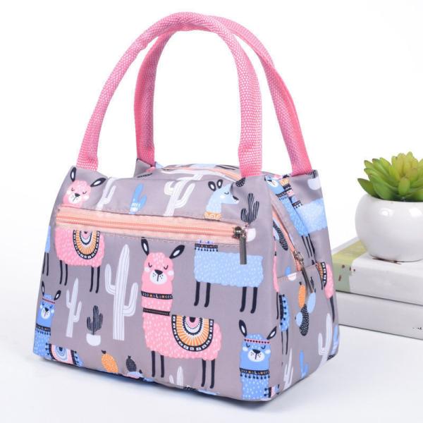 Insulated Thermal Fashion Style Cooler Picnic Lunch Box Bag for Daily Life Needs