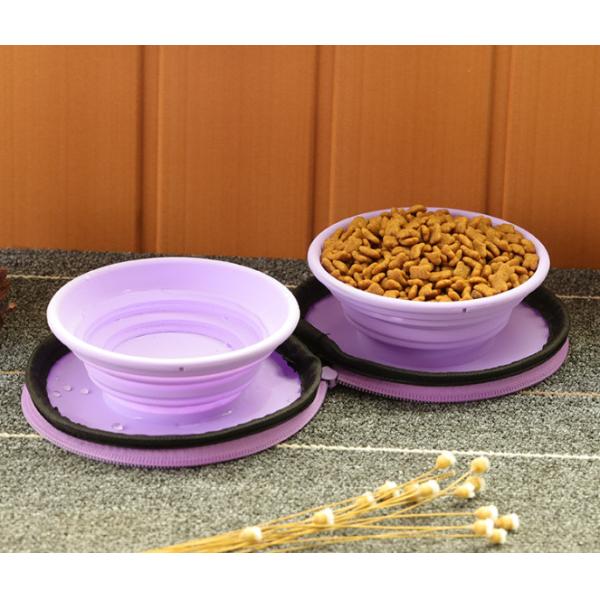 Шар собаки силикона складный установил блюдо чашки складной расширяемой воды корма для домашних животных питаясь для перемещения Outdoors