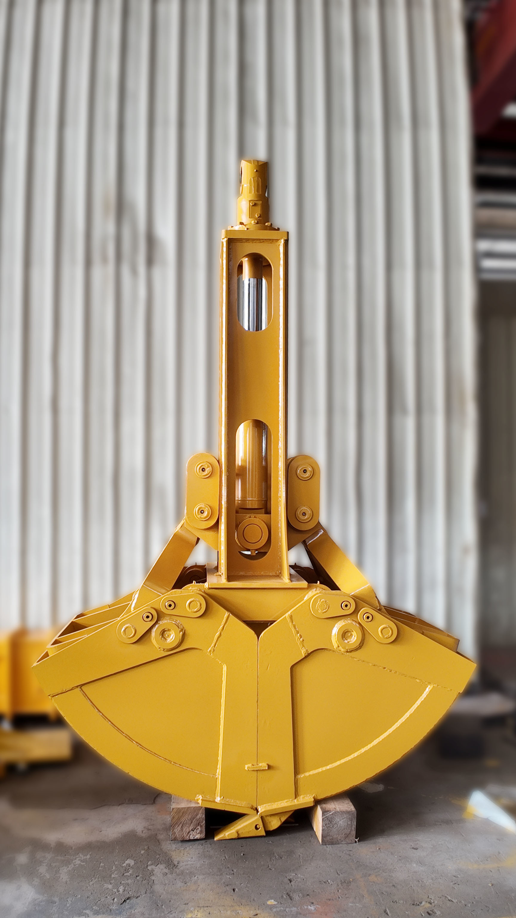 Hydraulic Single Cylinder Clamshell Bucket Excavator Grab Bucket for Sand Stone