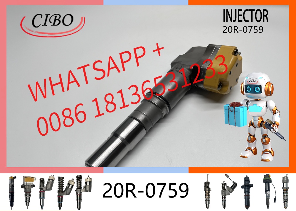 original 20R-0759 Diesel Fuel Injector for 3412 3408 3412E Engine Replacement for OEM 10R-1267 174-7528 153-5938 20R-4148 Engine Parts original new injector