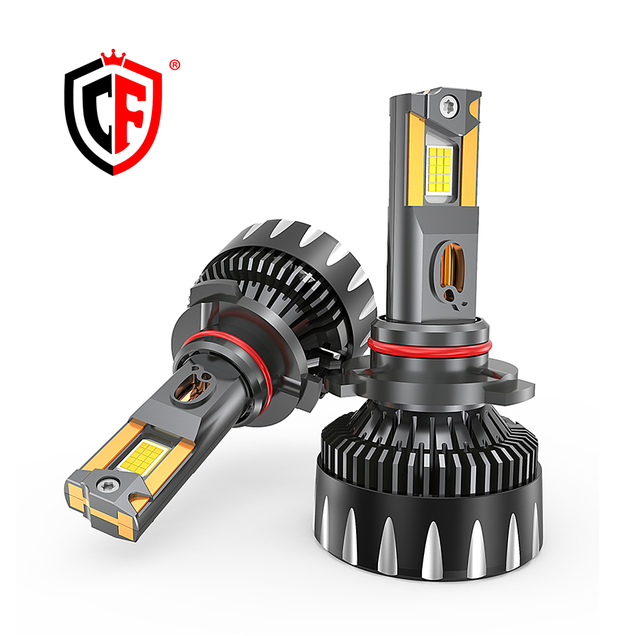 200W Ultra Bright Car LED Headlight With 8 Copper Tubes High Low Beam 18000LM IP67