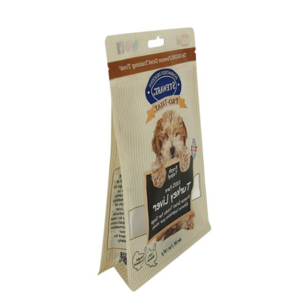 Изготовленный на заказ Gravure печатая пластиковую упаковку корма для домашних животных кладет плоское дно в мешки 100-300 микронов толстое