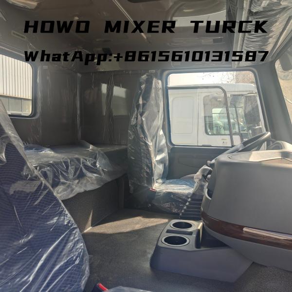 Тележка LHD конкретного смесителя SINOTRUK БЕЛАЯ HOWO 371HP