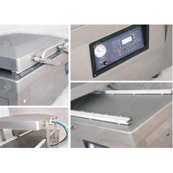 Commercial Double Chamber Vacuum Packing Machine 304 Stainless Steel For Sausage Grain