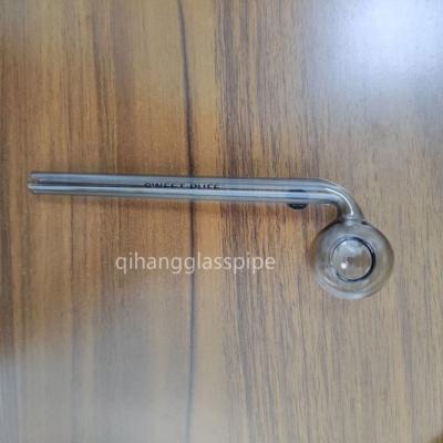 wholesale sweet puff glass pipe oil burner water pipe  12/14/15/16 cm for somking pipe