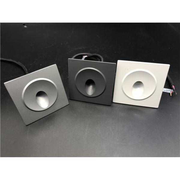 Black Grey White Housing Led Outdoor Wall Lights , Led Corner Light Waterproof