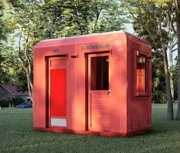 Luxury Mobile Toilet Trailer 2 Stall Insulated Weatherproof Portable Restroom Outdoor Event Sanitation