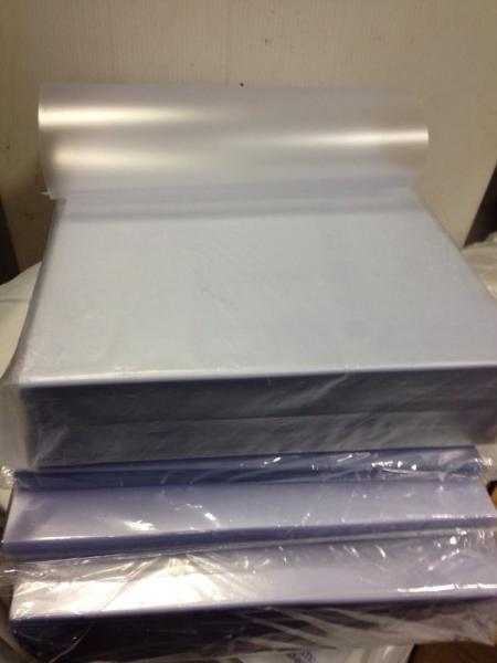 80micron 0.08mm Clear PVC Coated Laminated Overlay Film For Plastic Cards