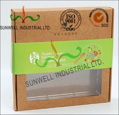 As caixas rígidas do empacotamento de alimento do cartão do papel de embalagem Com papel de arte Wraped terminaram