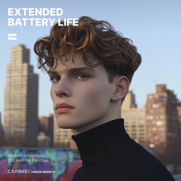 8cm-15cm IPX4 True Wireless Stereo Earphones Anc Earbuds With Microphone 42dB