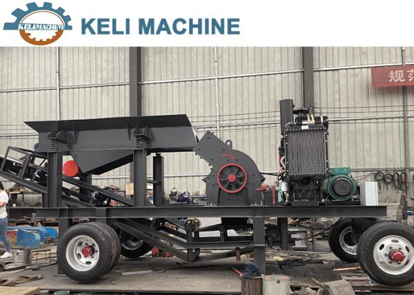 KELI Automatic Concrete Brick Making Machine Hammer Crusher 18-40t/H Productivity