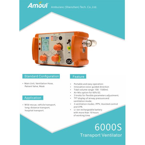 Non - Invasive  Medical Ventilator Machine Ventilation & Invasive Ventilation    