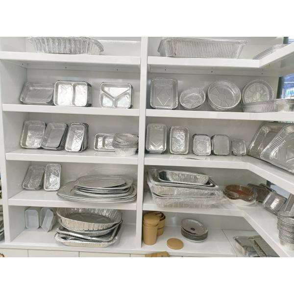 High-Purity Odorless Aluminum Foil Lunch Box with Excellent Sealing Performance for Food Storage