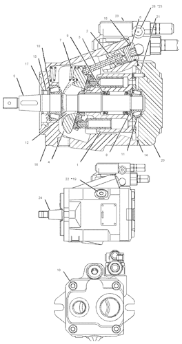 962G Гидравлический вентилятор насос поршень 191-2942 Для погрузчика Caterpillar