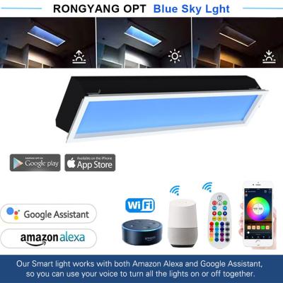 Modern Illusion Skylight Lighting – 6.2kg Lightweight Design, 4000+ Lumens Brightness, Remote & App Control, Seamless Smart Home Integration via DALI-2 & Zigbee
