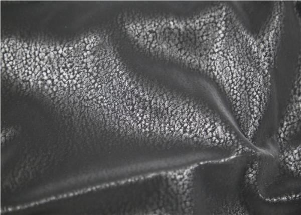 Eco - Friendly Faux Suede Leather , PU Leather Flocking Fabric Abrasion Resistant