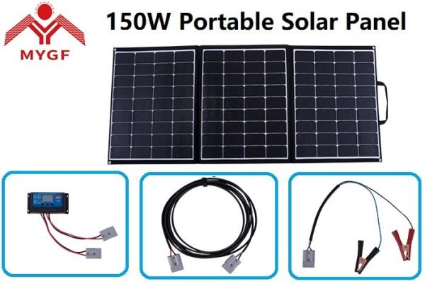Outdoor Activities Lightweight Solar Panel With Water Proof Accessories