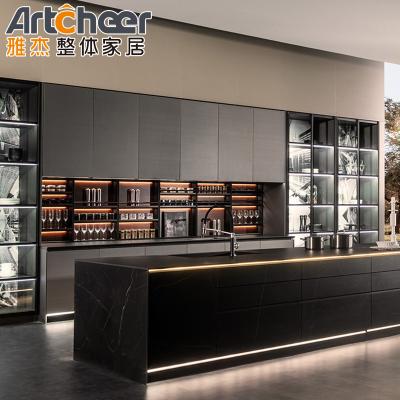 Modern Kitchen Cabinet Soft Close Hinges with Complete Sets Design in Cebu Philippines
