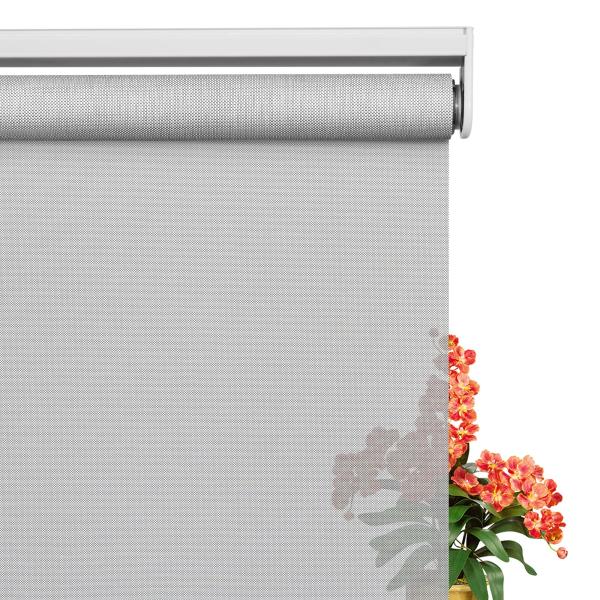 Polyester Sunscreen Roller Blinds Fabric For Fireproof 10% Openness Solar Shade