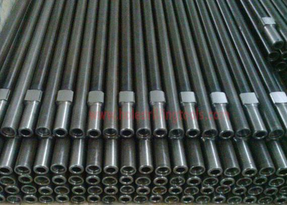 R25 R32 T38 T45 T51 Threaded Drill Rod Carbon Steel For Rod Drilling Hole