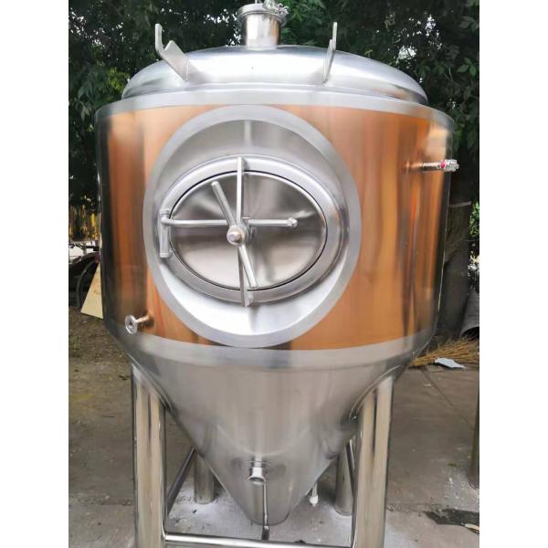 80mm PU 600L Beer Fermentation Tank Side Manhole 1.6 ㎡ Heat Area 280 KG Weight