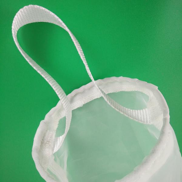 Food Grade Soy Milk Filter Bag Nylon Material Customized Size 20 - 300 Mesh