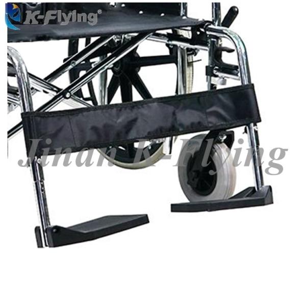 Metal Steel Chrome Portable Folding Manual Wheelchair For Adult Disbaled