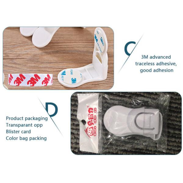 Professional Child Proof Cabinet Locks / Round Chart Right Angle Lock