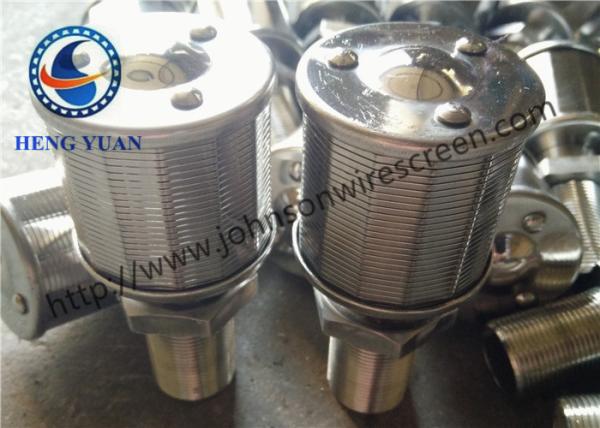 Taxa de grande abertura do tratamento forte de Johnson Slotted Filter Nozzles Water