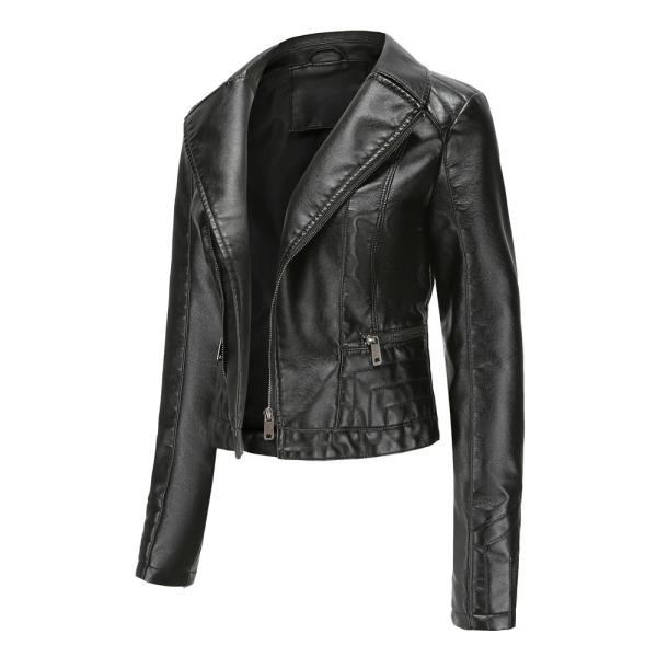 Bolso de couro do revestimento do zíper das senhoras do plutônio do fabricante de roupa S-3XL da quantidade pequena para mulheres