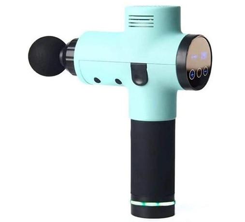 Red White Electric Portable Cordless Deep Muscle Massage Gun Home Fitness Equipment
